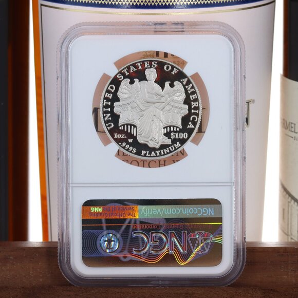 2006 American Platinum Eagle $100 Proof Coin 1 Oz Liberty Lady (NGC Certified) - Picture 3 of 3